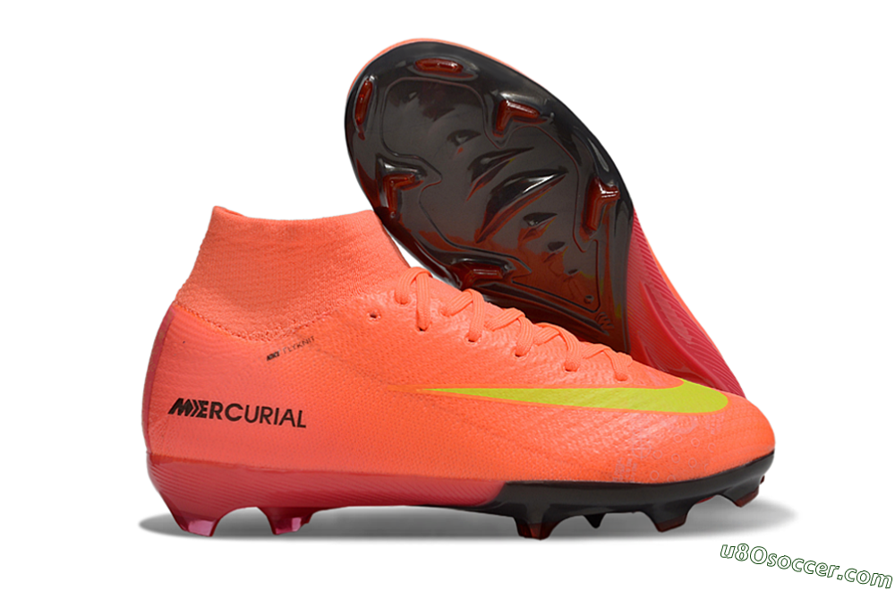 Nike Air Zoom Mercurial Superfly 10 Elite FG Firm Ground Soccer Cleats - Red/Yellow/Black 1