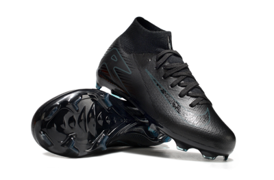 Nike Air Zoom Mercurial Superfly 10 Elite FG Firm Ground Soccer Cleats - Black/Blue