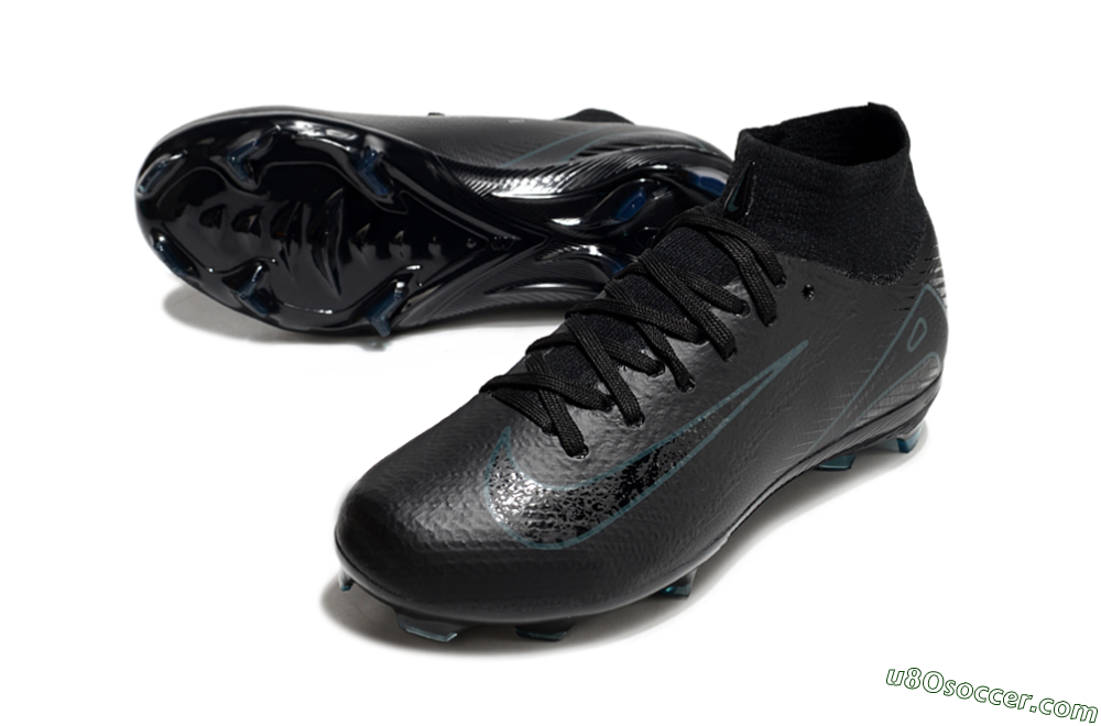 Nike Air Zoom Mercurial Superfly 10 Elite FG Firm Ground Soccer Cleats - Black/Blue 3