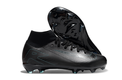 Nike Air Zoom Mercurial Superfly 10 Elite FG Firm Ground Soccer Cleats - Black/Blue