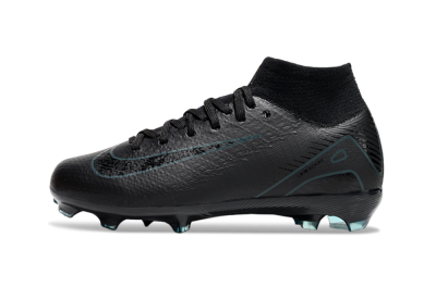 Nike Air Zoom Mercurial Superfly 10 Elite FG Firm Ground Soccer Cleats - Black/Blue