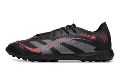 Adidas Predator 25 Elite TF Artificial Turf Soccer Shoes - Black/Grey/Red
