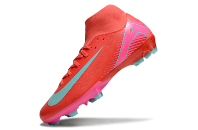 Nike Air Zoom Mercurial Superfly 10 Elite FG Firm Ground Soccer Cleats - Red/Jade/Pink