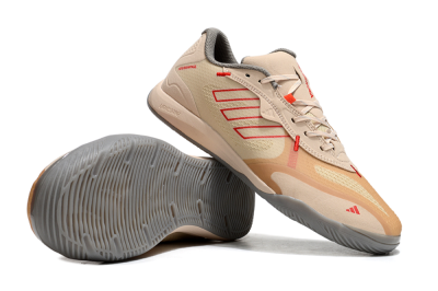 Adidas Fevernova IC Indoor & Futsal Soccer Shoes - Pink/Brown/Red