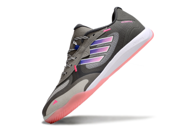 Adidas Fevernova IC Indoor & Futsal Soccer Shoes - Grey/Purple/Pink