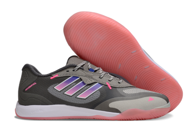 Adidas Fevernova IC Indoor & Futsal Soccer Shoes - Grey/Purple/Pink