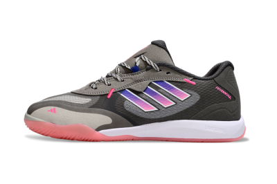 Adidas Fevernova IC Indoor & Futsal Soccer Shoes - Grey/Purple/Pink