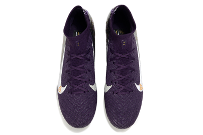 Nike Air Zoom Mercurial Superfly 10 Elite SG Soft Ground Soccer Cleats - Purple/White/Gold