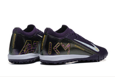Nike Air Zoom Mercurial Vapor 16 Elite TF Artificial Turf Soccer Shoes - Purple/White/Gold