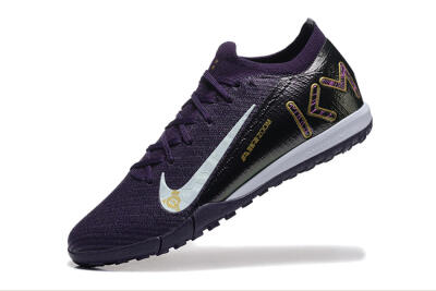 Nike Air Zoom Mercurial Vapor 16 Elite TF Artificial Turf Soccer Shoes - Purple/White/Gold