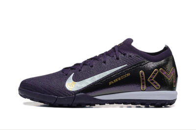 Nike Air Zoom Mercurial Vapor 16 Elite TF Artificial Turf Soccer Shoes - Purple/White/Gold