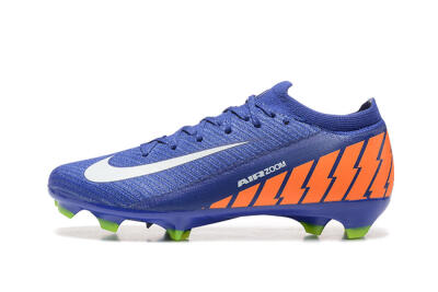 Nike Air Zoom Mercurial Vapor 16 Elite FG Firm Ground Soccer Cleats - Blue/White/Orange