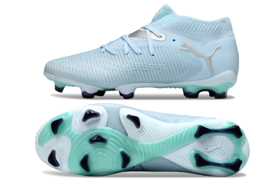 Puma Future 8 Ultimate FG Firm Ground Soccer Cleats - Jade/Silver
