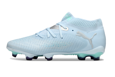 Puma Future 8 Ultimate FG Firm Ground Soccer Cleats - Jade/Silver