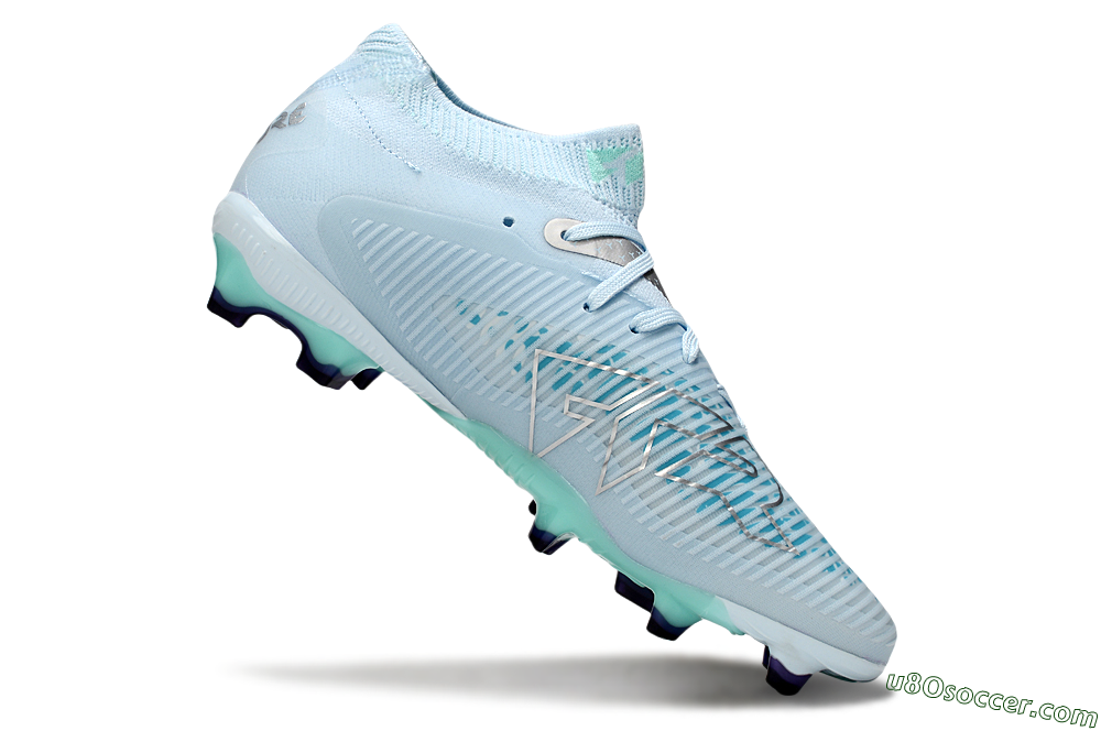 Puma Future 8 Ultimate FG Firm Ground Soccer Cleats - Jade/Silver 4