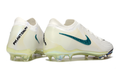 Nike Phantom GX Elite FG Firm Ground Soccer Cleats - Beige/Blue/Black