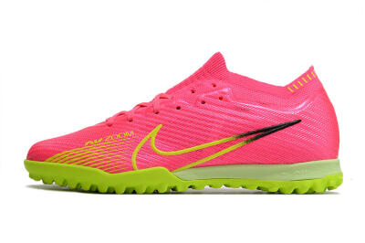 Nike Air Zoom Mercurial Vapor 15 Elite TF Artificial Turf Soccer Shoes - Pink/Yellow/Black