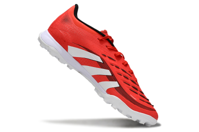 Adidas Predator 24 Elite TF Artificial Turf Soccer Shoes - Red/White/Black