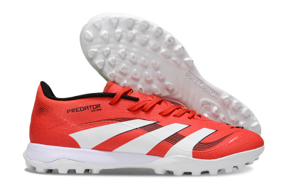 Adidas Predator 24 Elite TF Artificial Turf Soccer Shoes - Red/White/Black