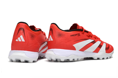 Adidas Predator 24 Elite TF Artificial Turf Soccer Shoes - Red/White/Black