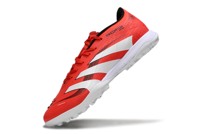 Adidas Predator 24 Elite TF Artificial Turf Soccer Shoes - Red/White/Black