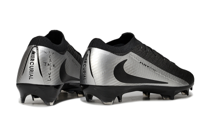 Nike Air Zoom Mercurial Vapor 16 Elite FG Firm Ground Soccer Cleats - Black/Silver