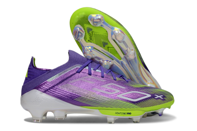 Adidas F50+ Elite Lightstrike Pro FG Firm Ground Soccer Cleats - Purple/Yellow/White