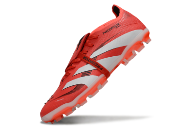 Adidas Predator Elite Foldover Tongue TF Artificial Turf Soccer Shoes - Red/White/Black