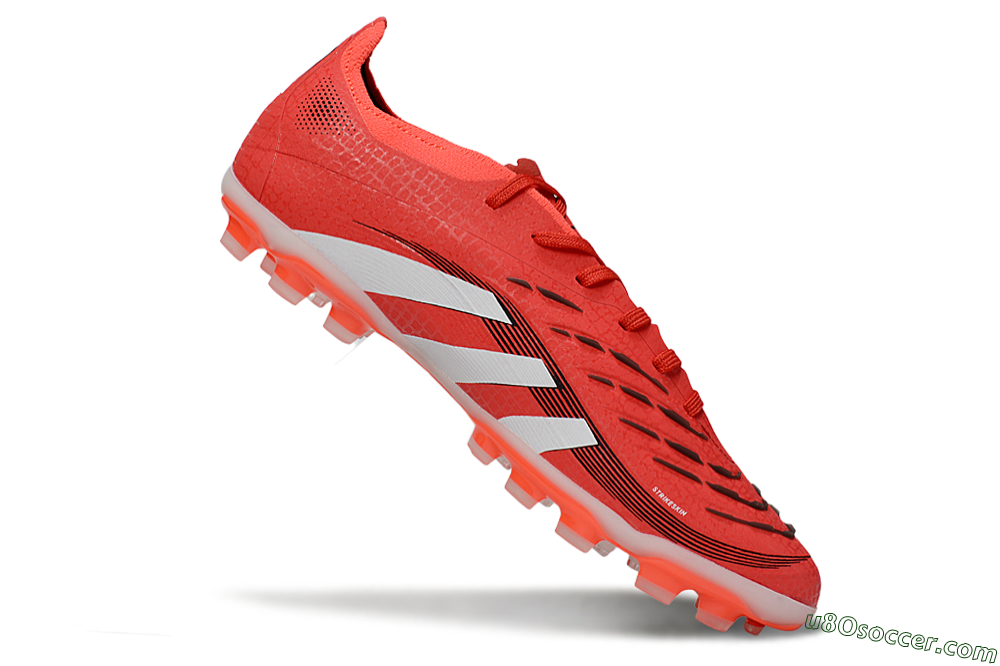 Adidas Predator 25 Elite TF Artificial Turf Soccer Shoes - Red/White/Black 4