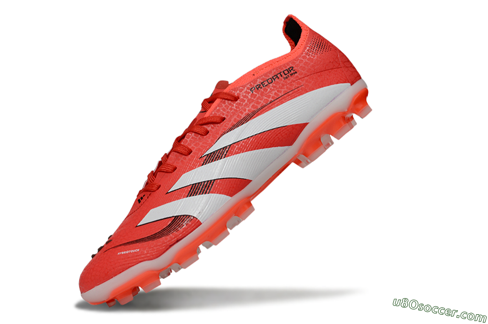 Adidas Predator 25 Elite TF Artificial Turf Soccer Shoes - Red/White/Black 5
