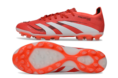 Adidas Predator 25 Elite TF Artificial Turf Soccer Shoes - Red/White/Black