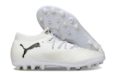 Puma Future 8 Ultimate FG Firm Ground Soccer Cleats - Beige/Silver/Black