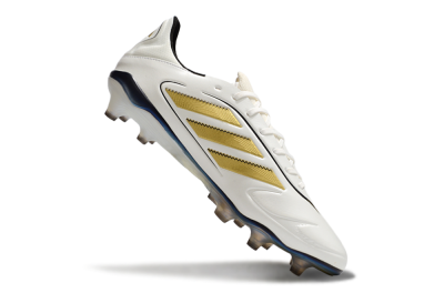 Adidas Copa Pure 3 Elite FG Firm Ground Soccer Cleats - White/Gold/Black