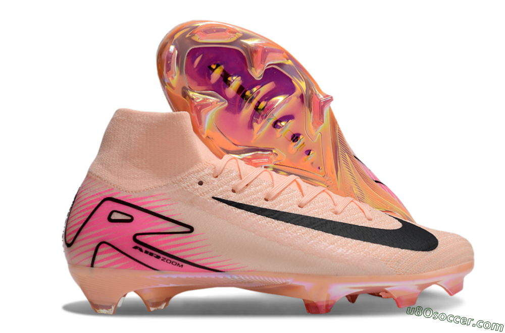 Nike Air Zoom Mercurial Superfly 10 Elite FG Firm Ground Soccer Cleats - Pink/Black 1