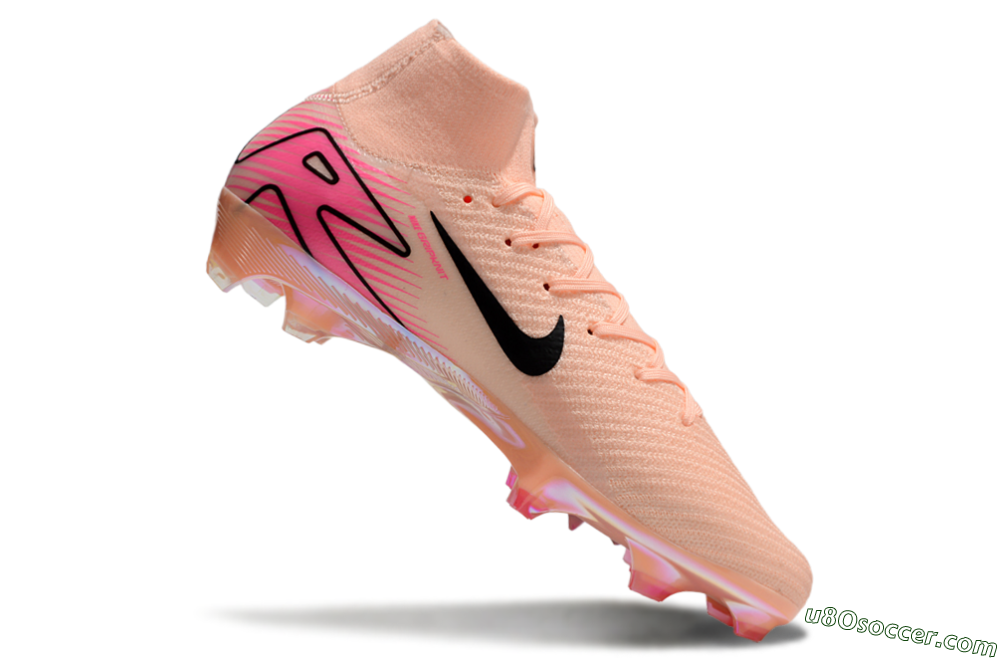 Nike Air Zoom Mercurial Superfly 10 Elite FG Firm Ground Soccer Cleats - Pink/Black 4