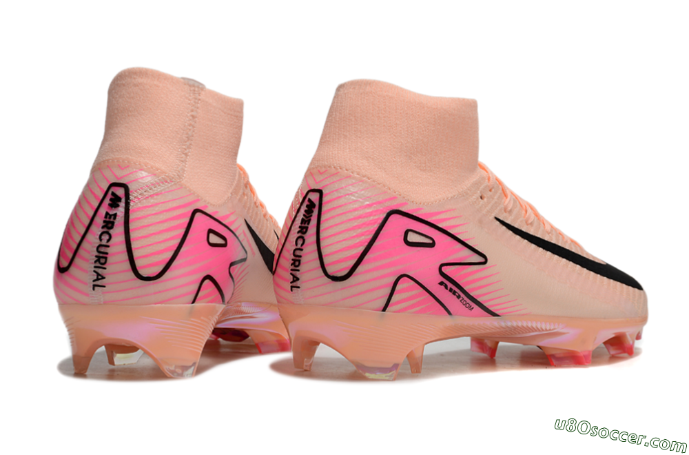 Nike Air Zoom Mercurial Superfly 10 Elite FG Firm Ground Soccer Cleats - Pink/Black 6