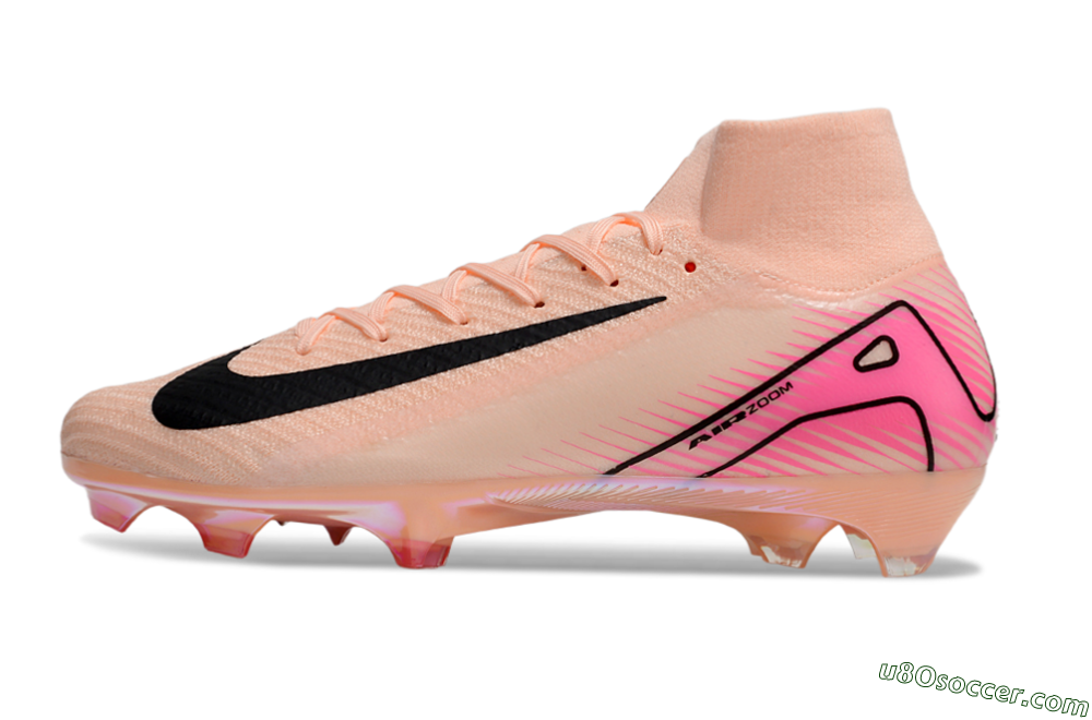 Nike Air Zoom Mercurial Superfly 10 Elite FG Firm Ground Soccer Cleats - Pink/Black 2