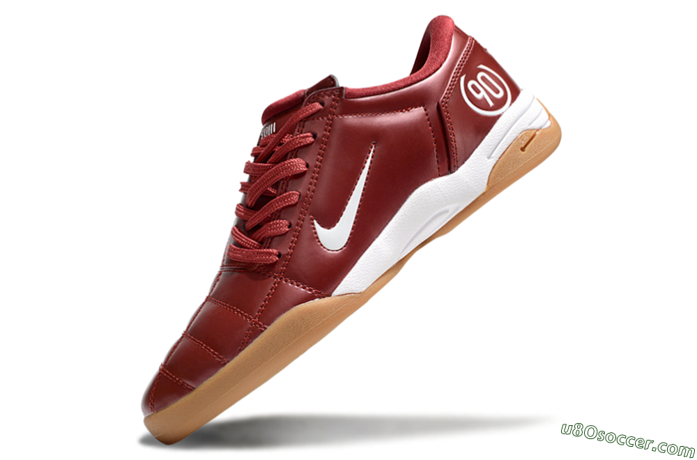 Nike Total 90 II IC Indoor & Futsal Soccer Shoes - Red/White 5
