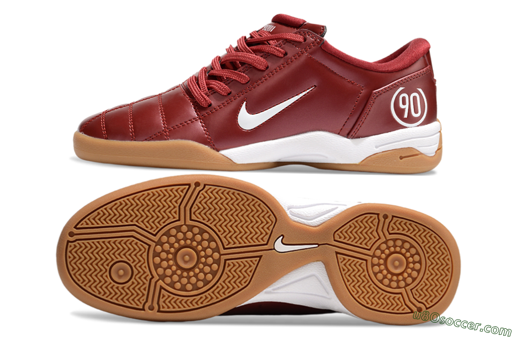 Nike Total 90 II IC Indoor & Futsal Soccer Shoes - Red/White 0