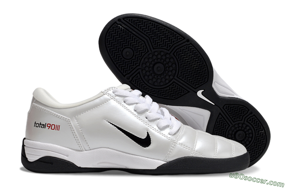 Nike Total 90 II IC Indoor & Futsal Soccer Shoes - Beige/Black/White 1