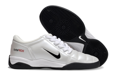 Nike Total 90 II IC Indoor & Futsal Soccer Shoes - Beige/Black/White