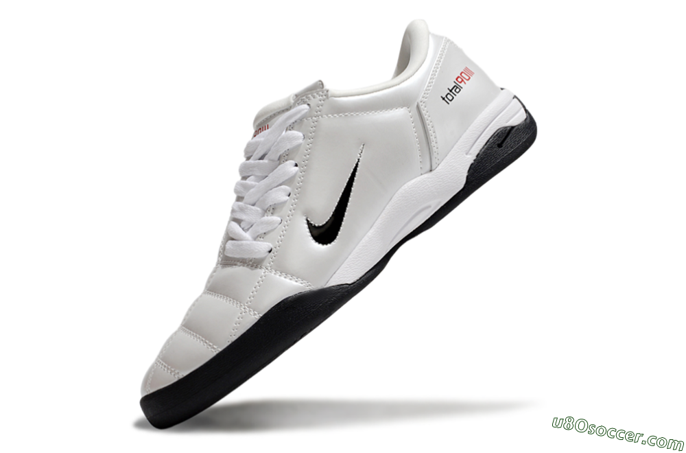 Nike Total 90 II IC Indoor & Futsal Soccer Shoes - Beige/Black/White 5