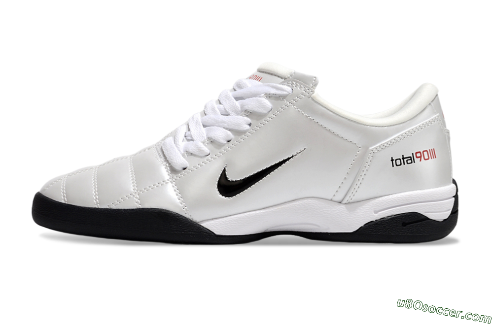 Nike Total 90 II IC Indoor & Futsal Soccer Shoes - Beige/Black/White 2