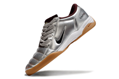 Nike Total 90 II IC Indoor & Futsal Soccer Shoes - Silver/Black/White