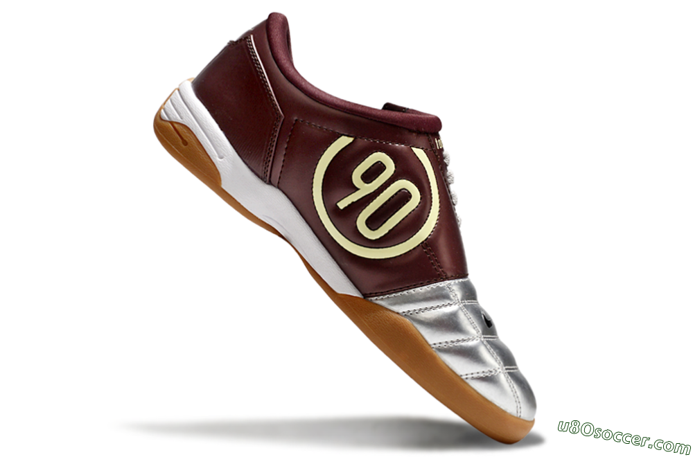 Nike Total 90 II IC Indoor & Futsal Soccer Shoes - Silver/Black/White 4