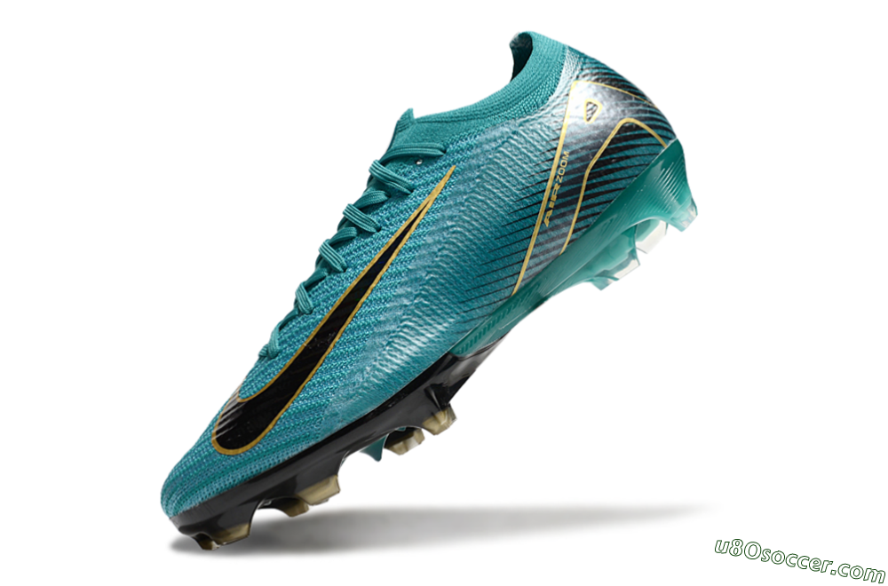 Nike Air Zoom Mercurial Vapor 16 Elite FG Firm Ground Soccer Cleats - Green/Gold/Black 5
