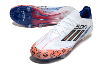 Adidas F50 Elite FG Firm Ground Soccer Cleats - White/Red/Blue
