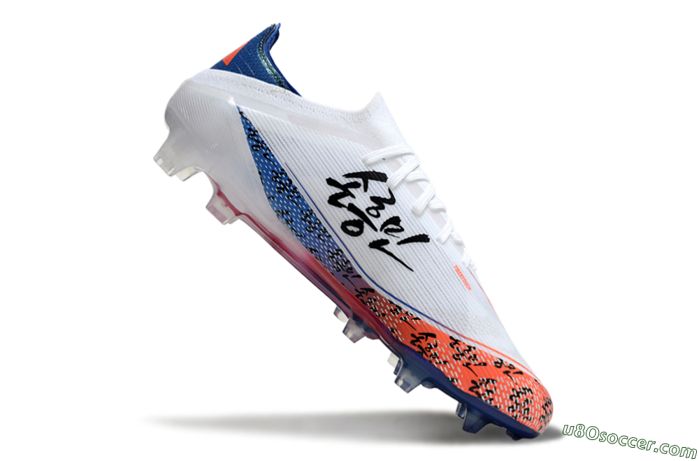 Adidas F50 Elite FG Firm Ground Soccer Cleats - White/Red/Blue 4