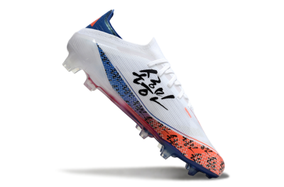 Adidas F50 Elite FG Firm Ground Soccer Cleats - White/Red/Blue