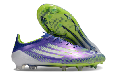 Adidas F50 Elite FG Firm Ground Soccer Cleats - Purple/Yellow/White